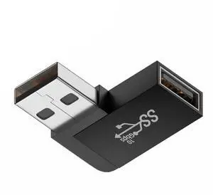 xiwai 90 Degree Left Angled USB3.0 Male to Female Power Data Video Adapter Extender 10Gbps xiwai 90 Degree Left Angled USB3.0 Male to Female Power Data Video Adapter Extender 10Gbps