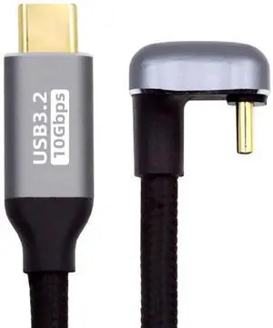 xiwai USB 3.1 USB-C Type C Male to Male Cable 10Gbps Data Transfer, 100W PD Charging Cord 4K 60Hz Video Monitor Cable Opposite U Shape Back Angled with Sleeve for Laptop, Chromebook 1.0M xiwai USB 3.1 USB-C Type C Male to Male Cable 10Gbps Data Transfer, 100W PD Charging Cord 4K 60Hz Video Monitor Cable Opposite U Shape Back Angled with Sleeve for Laptop, Chromebook 1.0M