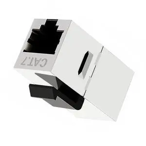 10-Gigabit UTP CAT7 Keystone Coupler RJ45 Female to Female Shield 8P8C UTP STP Keystone Inline Coupler Black 10-Gigabit UTP CAT7 Keystone Coupler RJ45 Female to Female Shield 8P8C UTP STP Keystone Inline Coupler Black