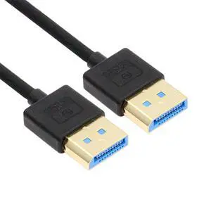Ultrafine DisplayPort 1.4 DP to DP Cable 8K 60hz Cable Ultra-HD UHD 4K 144hz for Desktop Laptop Monitor Graphics Card 100cm Ultrafine DisplayPort 1.4 DP to DP Cable 8K 60hz Cable Ultra-HD UHD 4K 144hz for Desktop Laptop Monitor Graphics Card 100cm