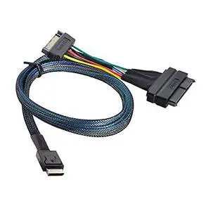 Oculink SFF-8611 to U.2 U.3 SFF-8639 NVME PCIe PCI-Express SSD Cable for Mainboard SSD Oculink SFF-8611 to U.2 U.3 SFF-8639 NVME PCIe PCI-Express SSD Cable for Mainboard SSD