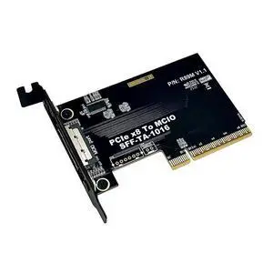 Card External MCIO 8i Mini Cool Edge IO SFF-TA-1016 to PCIE5.0 PCI-Express 8X VROC Adapter for Mainboard SSD Graphics Card Card External MCIO 8i Mini Cool Edge IO SFF-TA-1016 to PCIE5.0 PCI-Express 8X VROC Adapter for Mainboard SSD Graphics Card