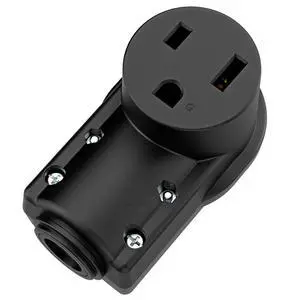 NEMA 6-50R Plug,6-50R 50A/250V Welder Female Socket,(ETL Certified) 50Amp 250Volt Cord End Receptacle For Welders & Driers, Heavy Duty Welder 3-Prong, Black Color. NEMA 6-50R Plug,6-50R 50A/250V Welder Female Socket,(ETL Certified) 50Amp 250Volt Cord End Receptacle For Welders & Driers, Heavy Duty Welder 3-Prong, Black Color.