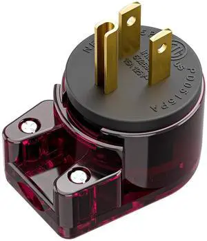 NEMA 5-15P Right Angle Male Plug, ETL Listed 15A 125V 360° Rotatable Rewireable Connector, UL94-V0 Fire-Resistant Nylon & Copper, Fits 12~18AWG SJT/SVT Cord, Red Black Industrial Plug NEMA 5-15P Right Angle Male Plug, ETL Listed 15A 125V 360° Rotatable Rewireable Connector, UL94-V0 Fire-Resistant Nylon & Copper, Fits 12~18AWG SJT/SVT Cord, Red Black Industrial Plug