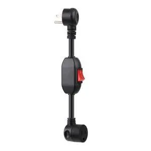 Right Angled On/Off Switch Extension Cord, Angled 3-Prong 3 Outlet Household Switchable Power Cord, Heavy Duty 20A 125V,20A 250V Double Break Switch Extension Cord Right Angled On/Off Switch Extension Cord, Angled 3-Prong 3 Outlet Household Switchable Power Cord, Heavy Duty 20A 125V,20A 250V Double Break Switch Extension Cord