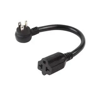 Down Angle 4-1 12AWG Heavy Duty 15 Amp Household AC Plug,5-15P to 5-20R,5-15P to 6-15R, 515 to 620, AC Power Adapter, L=1FT AC0032 Down Angle 4-1 12AWG Heavy Duty 15 Amp Household AC Plug,5-15P to 5-20R,5-15P to 6-15R, 515 to 620, AC Power Adapter, L=1FT AC0032
