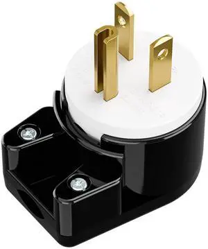 USA 3-Prong Male AC Plug, Right Angle ETL Nema 6-20P 3 Pole DIY Rewirable , 20A 250V USA 3Pin AC Connector, 12 Direction Rotatable Plug USA 3-Prong Male AC Plug, Right Angle ETL Nema 6-20P 3 Pole DIY Rewirable , 20A 250V USA 3Pin AC Connector, 12 Direction Rotatable Plug