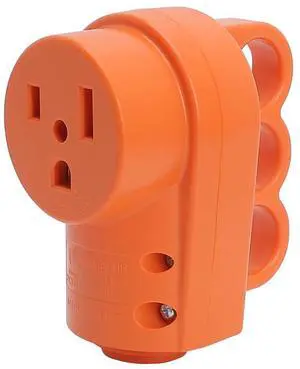 Nema 6-50R 50A 250V Female Welder Socket 50-Amp 250 Volt 6-50 Welder Replacement Receptacle, ETL Verified, Orange Color Nema 6-50R 50A 250V Female Welder Socket 50-Amp 250 Volt 6-50 Welder Replacement Receptacle, ETL Verified, Orange Color