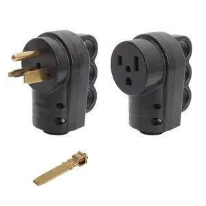 Nema 6-30P/Nema 6-50P 30A/50A 250V Welder Rewirable Power Plug, Nema 6-50R 50A 250V Female Welder Socket 50-Amp 250 Volt 6-50 Welder Replacement Receptacle, ETL Verified, Black Color Nema 6-30P/Nema 6-50P 30A/50A 250V Welder Rewirable Power Plug, Nema 6-50R 50A 250V Female Welder Socket 50-Amp 250 Volt 6-50 Welder Replacement Receptacle, ETL Verified, Black Color