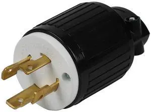 Nema L14-30P 30A 125/250V 3 Pole 4 Wire Industrial Grade Locking Male Plug, Industrial Twist Lock L14-30 30-Amp Locking Plug. LK-6431 Nema L14-30P 30A 125/250V 3 Pole 4 Wire Industrial Grade Locking Male Plug, Industrial Twist Lock L14-30 30-Amp Locking Plug. LK-6431