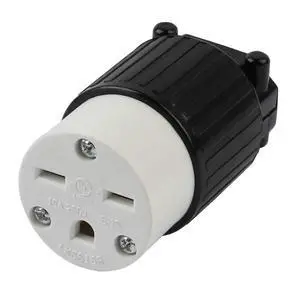 USA 3-Prong Male AC Plug, UL Nema 6-15R 3 Pole Straight Blade DIY Rewirable AC Socket, 15A 250V USA 3Pin AC Connector, Nema 6-15R Female US 3Pole AC Power Receptacle, Black USA 3-Prong Male AC Plug, UL Nema 6-15R 3 Pole Straight Blade DIY Rewirable AC Socket, 15A 250V USA 3Pin AC Connector, Nema 6-15R Female US 3Pole AC Power Receptacle, Black