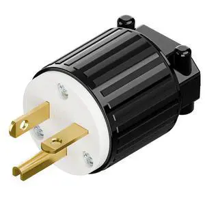 USA 3-Prong Male AC Plug, ETL Nema 5-20P 3 Pole Straight T- Blade DIY Rewirable, 20A 125V USA 3Pin AC Connector, Nema 5-20 Male US 3Pole Power Plug, Black USA 3-Prong Male AC Plug, ETL Nema 5-20P 3 Pole Straight T- Blade DIY Rewirable, 20A 125V USA 3Pin AC Connector, Nema 5-20 Male US 3Pole Power Plug, Black