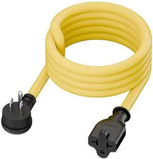 Right Angle Four-in-One 12AWG Heavy Duty 15 Amp Household AC Plug to 20 Amp T Blade Adapter Cable,5-15P to 5-20R/6-15R/6-20R, 4 in 1,15A 125V to 20A 250V Adapter Cable 6FT Right Angle Four-in-One 12AWG Heavy Duty 15 Amp Household AC Plug to 20 Amp T Blade Adapter Cable,5-15P to 5-20R/6-15R/6-20R, 4 in 1,15A 125V to 20A 250V Adapter Cable 6FT