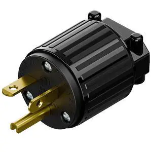 NEMA 6-20P Male Plug, ETL Listed 20AMP/250VOLT,20A Straight DIY Male, USA/Canada 3-Prong Connector, 20A/250V Plug Household AC Industrial Grade Plugs Black Color NEMA 6-20P Male Plug, ETL Listed 20AMP/250VOLT,20A Straight DIY Male, USA/Canada 3-Prong Connector, 20A/250V Plug Household AC Industrial Grade Plugs Black Color