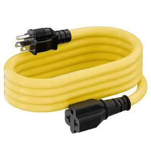 Four-in-One 12AWG Heavy Duty 15 Amp Household AC Plug to 20 Amp T Blade Adapter Cable,5-15P to 5-20R/ 6-15R/6-20R, 4 in 1 AC Power Adapter,15A 125V to 20A 250V 15A 125V to 20A 250V Adapter Cable, 6FT Four-in-One 12AWG Heavy Duty 15 Amp Household AC Plug to 20 Amp T Blade Adapter Cable,5-15P to 5-20R/ 6-15R/6-20R, 4 in 1 AC Power Adapter,15A 125V to 20A 250V 15A 125V to 20A 250V Adapter Cable, 6FT