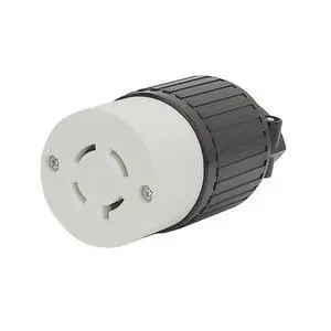 Nema L15-20R Flanged Outlet with Waterproof Cover, 15-20R Lock in 3 Pole 4 Wire 20AMP 250V Female Receptacle,UL Verified Nema L15-20R Outlet Black Color Nema L15-20R Flanged Outlet with Waterproof Cover, 15-20R Lock in 3 Pole 4 Wire 20AMP 250V Female Receptacle,UL Verified Nema L15-20R Outlet Black Color