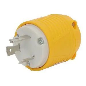 Nema L6-30R 30 Amp 250 Volt Connector, L6-30 Locking Power Cord Connector 2P 3W, Locking Plug, Industrial Grade DIY Twist-Lock Cord Connector,Yellow Nema L6-30R 30 Amp 250 Volt Connector, L6-30 Locking Power Cord Connector 2P 3W, Locking Plug, Industrial Grade DIY Twist-Lock Cord Connector,Yellow