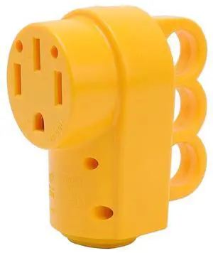 Nema 14-50R 50 Amp Heavy Duty Dryer Replacement Socket, Nema 14-50R Female, 50AMP Replacement Power Plug For Dryers, 50A 125V 250V Socket with Handle yellow Nema 14-50R 50 Amp Heavy Duty Dryer Replacement Socket, Nema 14-50R Female, 50AMP Replacement Power Plug For Dryers, 50A 125V 250V Socket with Handle yellow
