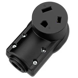 NEMA 7-50R Plug,7-50R 50A/277V Female Socket (ETL Certified) 50Amp 277Volt Cord End Receptacle, Heavy Duty 3-Prong Connector, Black Color NEMA 7-50R Plug,7-50R 50A/277V Female Socket (ETL Certified) 50Amp 277Volt Cord End Receptacle, Heavy Duty 3-Prong Connector, Black Color