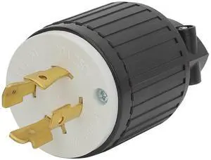 Nema L15-20P Flanged Outlet with Waterproof Cover, 15-20P Lock in 3 Pole 4 Wire 20AMP 250V Male Receptacle,UL Verified Nema L15-20P Outlet Black Color Nema L15-20P Flanged Outlet with Waterproof Cover, 15-20P Lock in 3 Pole 4 Wire 20AMP 250V Male Receptacle,UL Verified Nema L15-20P Outlet Black Color