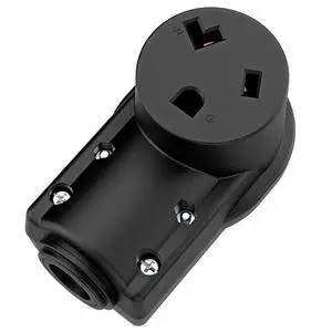 NEMA 7-30R Plug,7-30R 30A/277V Female Socket (ETL Certified) 30Amp 277Volt Cord End Receptacle, Heavy Duty 3-Prong Connector, Black Color NEMA 7-30R Plug,7-30R 30A/277V Female Socket (ETL Certified) 30Amp 277Volt Cord End Receptacle, Heavy Duty 3-Prong Connector, Black Color