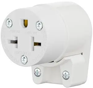 Right Angled Four-in-One Heavy Duty Polarized NEMA 5-15R/5-20R/6-15R/6-20R Female Receptacle,15A/20A 125VOLT, 15A/20A 250V NEMA 4-in-1 Connector, Straight Female Socket White Collor Right Angled Four-in-One Heavy Duty Polarized NEMA 5-15R/5-20R/6-15R/6-20R Female Receptacle,15A/20A 125VOLT, 15A/20A 250V NEMA 4-in-1 Connector, Straight Female Socket White Collor