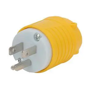 USA 3-Prong Male AC Plug, ETL Nema 5-15P 3 Pole Straight Blade DIY Rewirable, 15A 125V USA 3Pin Connector, Nema 5-15 Male US 3Pole AC Power Plug, Yellow USA 3-Prong Male AC Plug, ETL Nema 5-15P 3 Pole Straight Blade DIY Rewirable, 15A 125V USA 3Pin Connector, Nema 5-15 Male US 3Pole AC Power Plug, Yellow