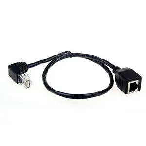 Down Angled 90 Degree 8P8C FTP STP UTP Cat 5e Male to Female LAN Ethernet Network Extension Cable 50cm Down Angled 90 Degree 8P8C FTP STP UTP Cat 5e Male to Female LAN Ethernet Network Extension Cable 50cm