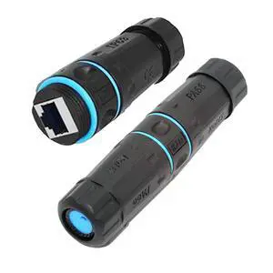 IP68 Waterproof M20 Locking UTP STP RJ45 to CAT6 Networking Patch Extension Adapter Coupler IP68 Waterproof M20 Locking UTP STP RJ45 to CAT6 Networking Patch Extension Adapter Coupler