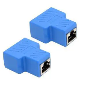 2pcs STP UTP Cat6 RJ45 8P8C Plug To Dual RJ45 Splitter Network Ethernet Switcher Adapter 2pcs STP UTP Cat6 RJ45 8P8C Plug To Dual RJ45 Splitter Network Ethernet Switcher Adapter