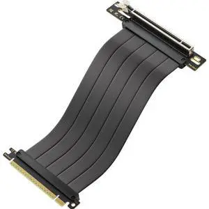 Pcie 4.0 Riser Cable, PCIe 4.0 x16 High Speed Flexible Extension 90 Degree Adapter Compatible with 4090 4080 4070 3090 and Pcie 3.0 System 200mm/7.8inch Pcie 4.0 Riser Cable, PCIe 4.0 x16 High Speed Flexible Extension 90 Degree Adapter Compatible with 4090 4080 4070 3090 and Pcie 3.0 System 200mm/7.8inch