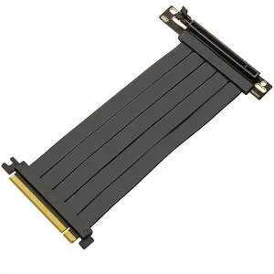 PCIE 4.0 Riser Cable 90 Degree, PCIe 4.0 x16 High Speed Flexible Extender Card, EMI Shielded 30AWG, TPE Cable Sleeves, Pcie 4.0 Riser Compatible with 4090 4080 4070 3090 and Pcie 3.0 System 20cm PCIE 4.0 Riser Cable 90 Degree, PCIe 4.0 x16 High Speed Flexible Extender Card, EMI Shielded 30AWG, TPE Cable Sleeves, Pcie 4.0 Riser Compatible with 4090 4080 4070 3090 and Pcie 3.0 System 20cm