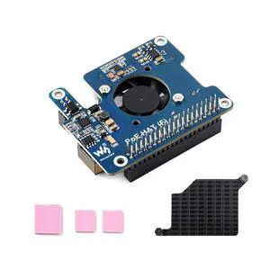 PoE HAT F for Raspberry Pi 5 CM5, 802.3af/at, Cooling Fan PoE HAT F for Raspberry Pi 5 CM5, 802.3af/at, Cooling Fan