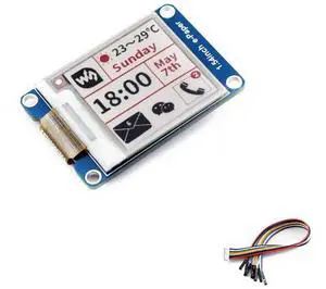 Tri-Color 1.54 Inch E-Ink Display Module Three-Color Resolution 200x200 3.3v E-Paper Electronic Screen Panel with Embedded Controller SPI Interface Support for Raspberry Pi/STM32/Nucleo/Jetson Nano Tri-Color 1.54 Inch E-Ink Display Module Three-Color Resolution 200x200 3.3v E-Paper Electronic Screen Panel with Embedded Controller SPI Interface Support for Raspberry Pi/STM32/Nucleo/Jetson Nano