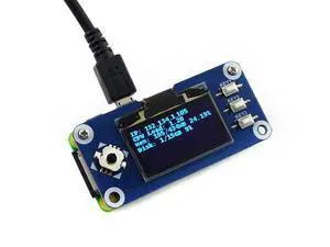 1.3inch OLED HAT for Raspberry Pi, SH1106 SPI/I2C Display 1.3inch OLED HAT for Raspberry Pi, SH1106 SPI/I2C Display