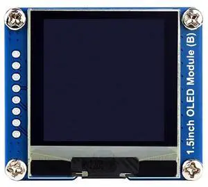 1.5 Inch OLED Display Module for Raspberry Pi Arduino STM32 SPI / I2C Communication 128×128 Black/White Display Color Embedded SH1107 1.5 Inch OLED Display Module for Raspberry Pi Arduino STM32 SPI / I2C Communication 128×128 Black/White Display Color Embedded SH1107