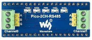 2-Channel RS485 Module for Raspberry Pi Pico Series, Incorporates RS485 Transceiver SP3485, Using UART Bus 2-Channel RS485 Module for Raspberry Pi Pico Series, Incorporates RS485 Transceiver SP3485, Using UART Bus