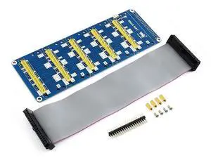 Raspberry pi Stack HAT Interface Expansion Shield with 5 Sets 2x20 Connector to Directly Connect Multiple Expansion Boards Raspberry pi Stack HAT Interface Expansion Shield with 5 Sets 2x20 Connector to Directly Connect Multiple Expansion Boards