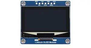 1.54 Inch OLED Display Module for Raspberry Pi 4B+ 4B 3B+ 3B 2B+ Zero W WH 2W for Arduino Jetson Nano STM32 128×64 Resolution White Display Color 1.54 Inch OLED Display Module for Raspberry Pi 4B+ 4B 3B+ 3B 2B+ Zero W WH 2W for Arduino Jetson Nano STM32 128×64 Resolution White Display Color