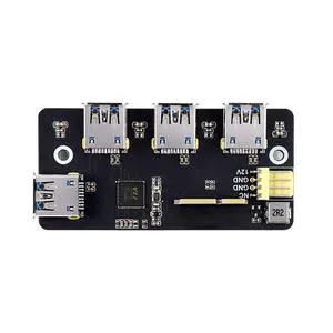 PCIe to USB 3.2 Gen1 Adapter Designed for Raspberry Pi Compute Module 4 IO Board(CM4), 4X High Speed USB Ports,Compatible with USB 3.0/2.0/1.1 PCIe to USB 3.2 Gen1 Adapter Designed for Raspberry Pi Compute Module 4 IO Board(CM4), 4X High Speed USB Ports,Compatible with USB 3.0/2.0/1.1