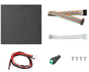 RGB LED Matrix Panel 64x64 P2 2mm Pitch (GOB), HUB75 Dual Headers Chainable, 4096 RGB LEDs Full Color Adjustable Brightness, 128x128mm Module, for Raspberry Pi/Pico, Compatible with Arduino/ESP32 RGB LED Matrix Panel 64x64 P2 2mm Pitch (GOB), HUB75 Dual Headers Chainable, 4096 RGB LEDs Full Color Adjustable Brightness, 128x128mm Module, for Raspberry Pi/Pico, Compatible with Arduino/ESP32