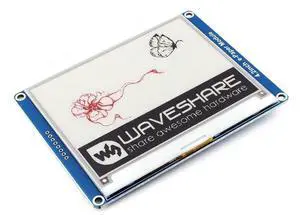 Tri-Color 4.2inch E-Ink Display Module Resolution 400x300 3.3v E-Paper Electronic Screen Panel SPI Interface for Raspberry Pi/STM32/Arduino/Jetson Nano Tri-Color 4.2inch E-Ink Display Module Resolution 400x300 3.3v E-Paper Electronic Screen Panel SPI Interface for Raspberry Pi/STM32/Arduino/Jetson Nano