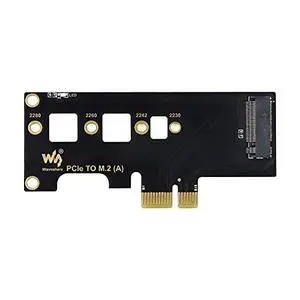PCIe to M.2 Adapter, Supports Raspberry Pi Compute Module 4 (CM4), Faster Reading/Writing,Compatible Different Sizes of M.2 SSD PCIe to M.2 Adapter, Supports Raspberry Pi Compute Module 4 (CM4), Faster Reading/Writing,Compatible Different Sizes of M.2 SSD