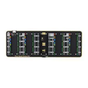 Quad GPIO Expander for Raspberry Pi Pico Board with Four Sets of Male Headers for Directly Connecting Expansion Modules,USB Power Input Connector Quad GPIO Expander for Raspberry Pi Pico Board with Four Sets of Male Headers for Directly Connecting Expansion Modules,USB Power Input Connector