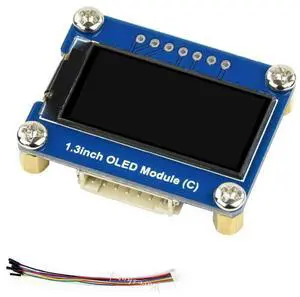 General 1.3inch OLED Display Module 64x128 Embedded SH1107 Driver Two Display Color Black/White SPI / I2C Interface General 1.3inch OLED Display Module 64x128 Embedded SH1107 Driver Two Display Color Black/White SPI / I2C Interface