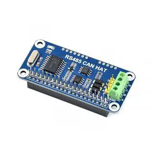 RS485 CAN HAT for Raspberry Pi 4B+ 4B 3B+ 3B 2B+ Zero W WH Communicate via RS485/CAN Onboard Controller MCP2515 Transceiver SN65HVD230 RS485 CAN HAT for Raspberry Pi 4B+ 4B 3B+ 3B 2B+ Zero W WH Communicate via RS485/CAN Onboard Controller MCP2515 Transceiver SN65HVD230