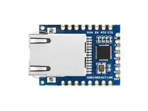 Mini TTL to Ethernet Module Serial UART to ETH Converter Gold Plated Stamp Hole Design Highly Integrated for Industrial, IoT, and Security Applications Mini TTL to Ethernet Module Serial UART to ETH Converter Gold Plated Stamp Hole Design Highly Integrated for Industrial, IoT, and Security Applications