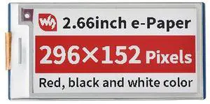 2.66inch E-Paper E-Ink Display Module (B) for Raspberry Pi Pico, 296×152 Pixels, SPI Interface, Red/Black/White, Wide Viewing Angle 2.66inch E-Paper E-Ink Display Module (B) for Raspberry Pi Pico, 296×152 Pixels, SPI Interface, Red/Black/White, Wide Viewing Angle