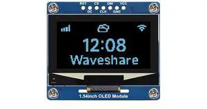 1.54 Inch OLED Display Module for Raspberry Pi 4B+ 4B 3B+ 3B 2B+ Zero W WH 2W for Arduino Jetson Nano STM32 128×64 Resolution Blue Display Color 1.54 Inch OLED Display Module for Raspberry Pi 4B+ 4B 3B+ 3B 2B+ Zero W WH 2W for Arduino Jetson Nano STM32 128×64 Resolution Blue Display Color