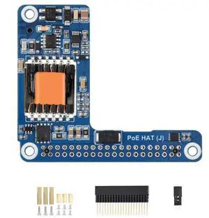 PoE+ HAT for Raspberry Pi 5/CM5, Power Over Ethernet HAT 5V 5A Output, IEEE 802.3af/at PoE HAT Board with Isolated SMPS, 40PIN GPIO Header PoE+ HAT for Raspberry Pi 5/CM5, Power Over Ethernet HAT 5V 5A Output, IEEE 802.3af/at PoE HAT Board with Isolated SMPS, 40PIN GPIO Header